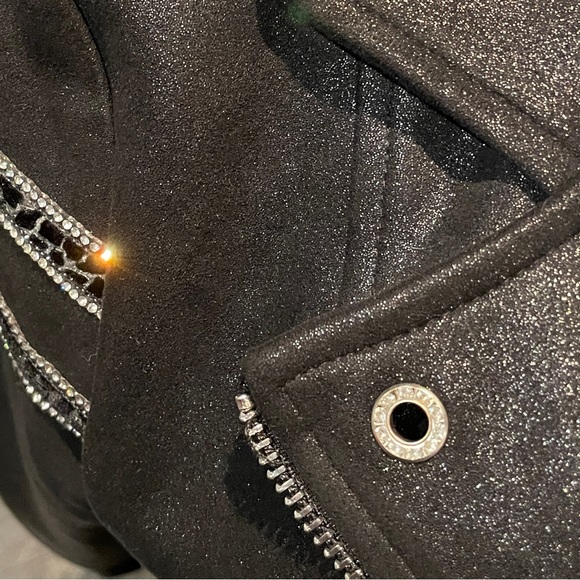 Frank Lyman Faux Leather Moto Style Jacket - Picture 12 of 13